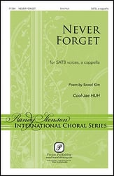 Never Forget SATB choral sheet music cover